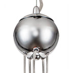 NL84279 Rome Pendant 5 Light Polished Chrome/Iridescent Glass