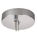 NL84279 Rome Pendant 5 Light Polished Chrome/Iridescent Glass