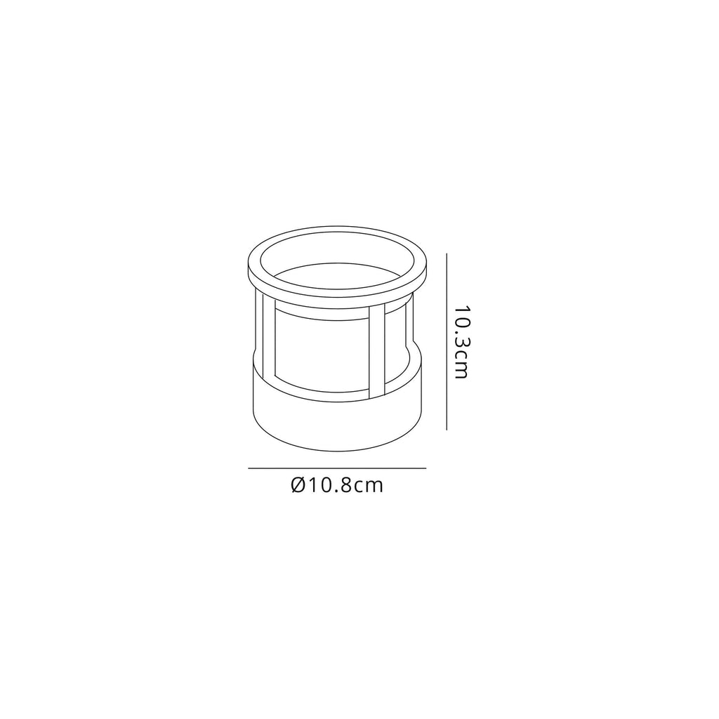 NL72089 Rhys Outdoor Round Down Light LED Anthracite