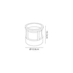 NL72089 Rhys Outdoor Round Down Light LED Anthracite