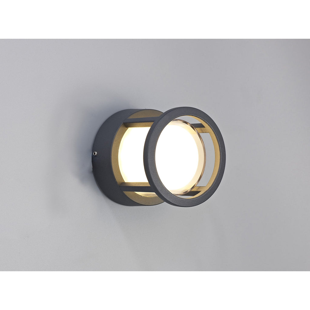 NL72089 Rhys Outdoor Round Down Light LED Anthracite