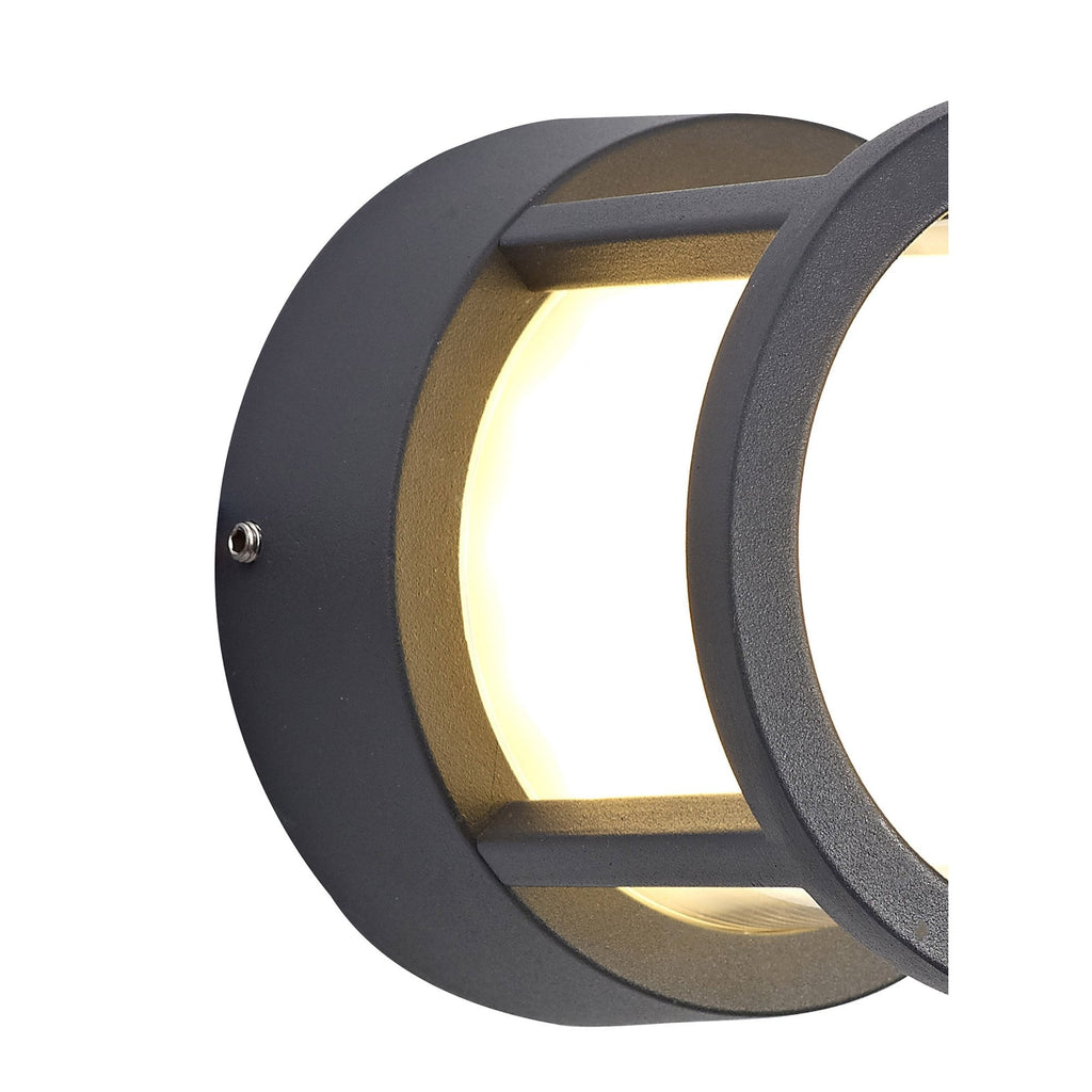 NL72089 Rhys Outdoor Round Down Light LED Anthracite