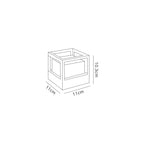 NL72099 Rhys Outdoor Square Down Light LED Anthracite