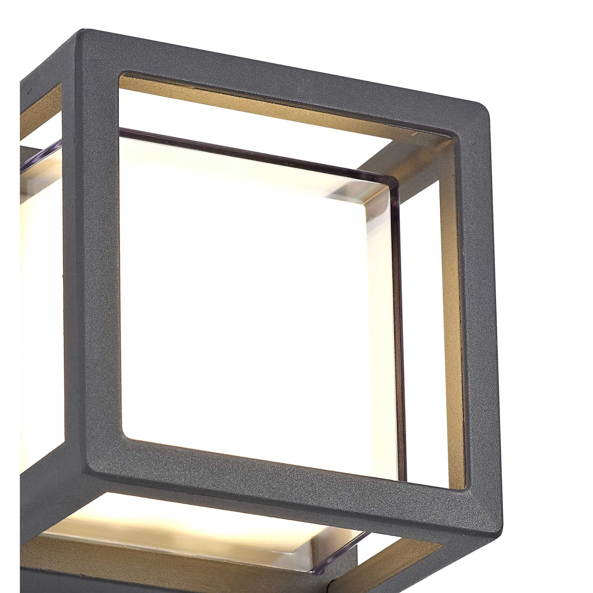 Rhys Outdoor Square Down  Light LED Anthracite