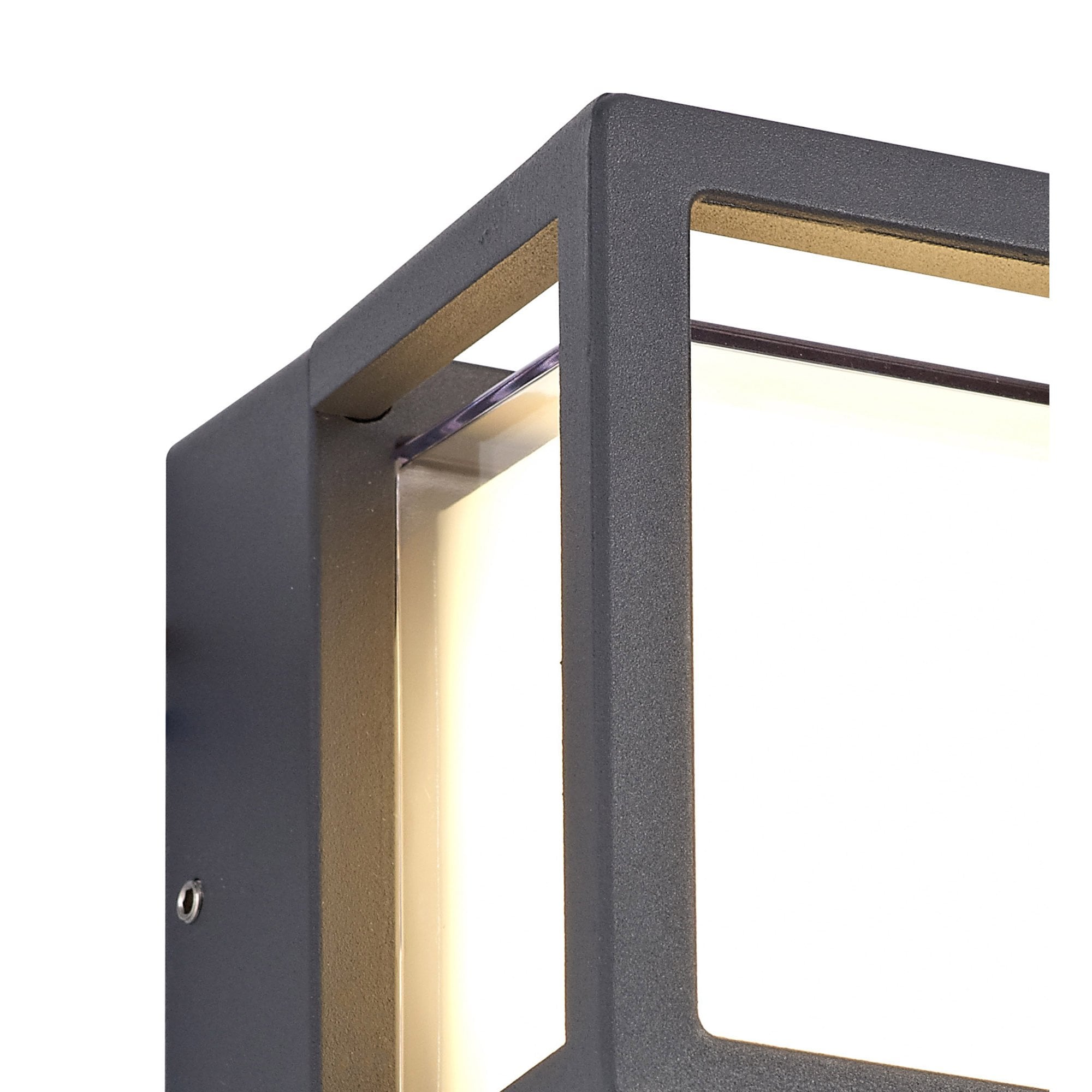 Rhys Outdoor Square Down  Light LED Anthracite