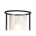 NL75879 Riannon Wall  Light 1 Light Black/Clear Glass
