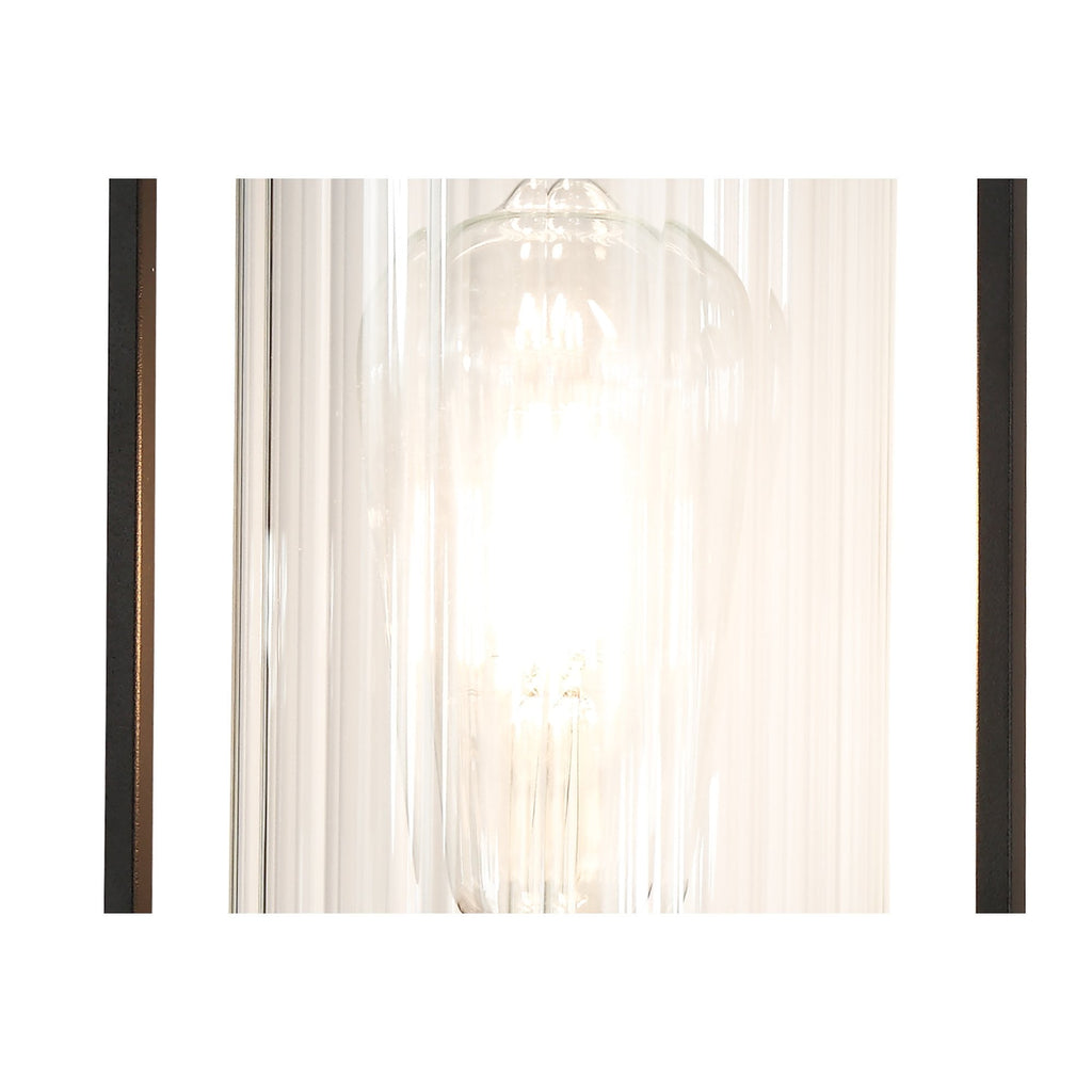 NL75879 Riannon Wall  Light 1 Light Black/Clear Glass
