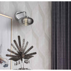 NL74389 Rome Wall  Light Switched LED Smoked/Polished Chrome