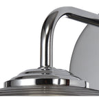 NL74389 Rome Wall  Light Switched LED Smoked/Polished Chrome