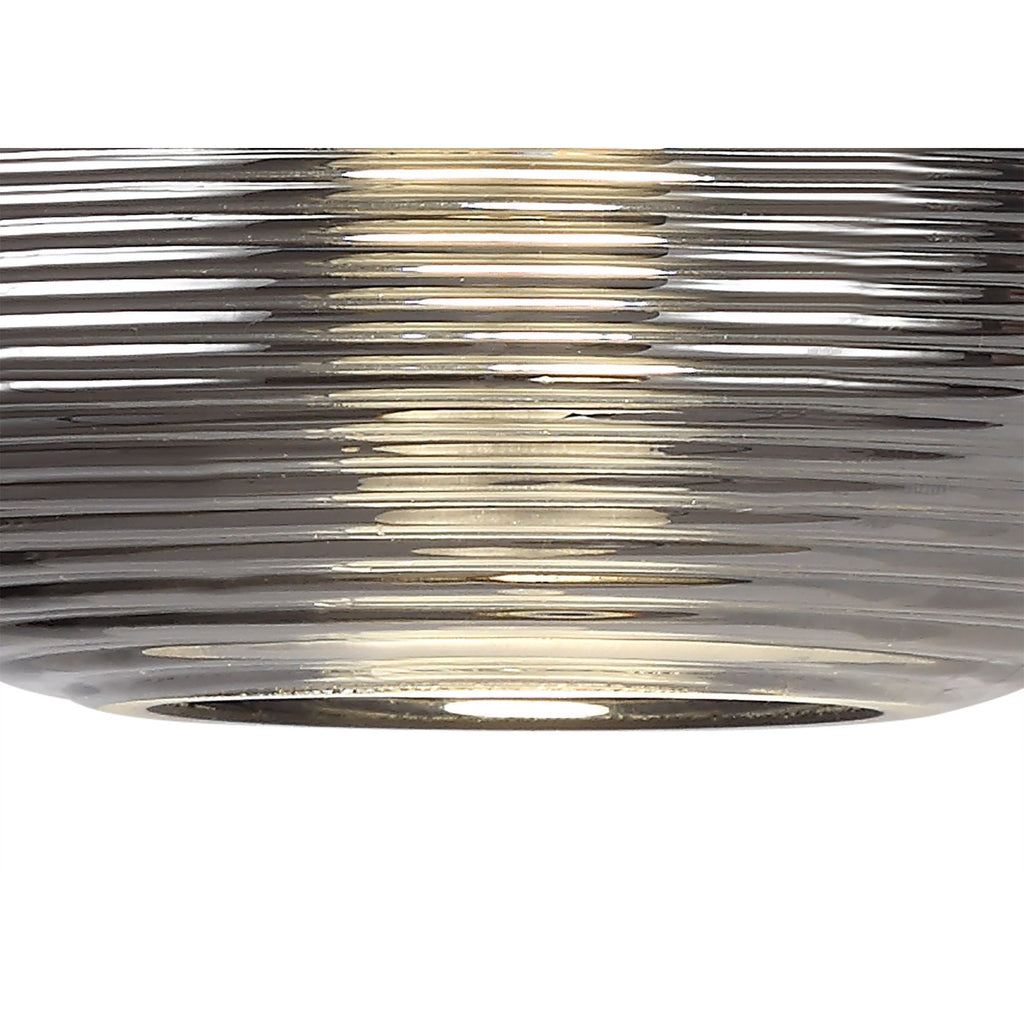 NL74389 Rome Wall  Light Switched LED Smoked/Polished Chrome