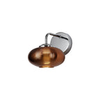 NL74399 Rome Wall  Light Switched LED Copper/Polished Chrome