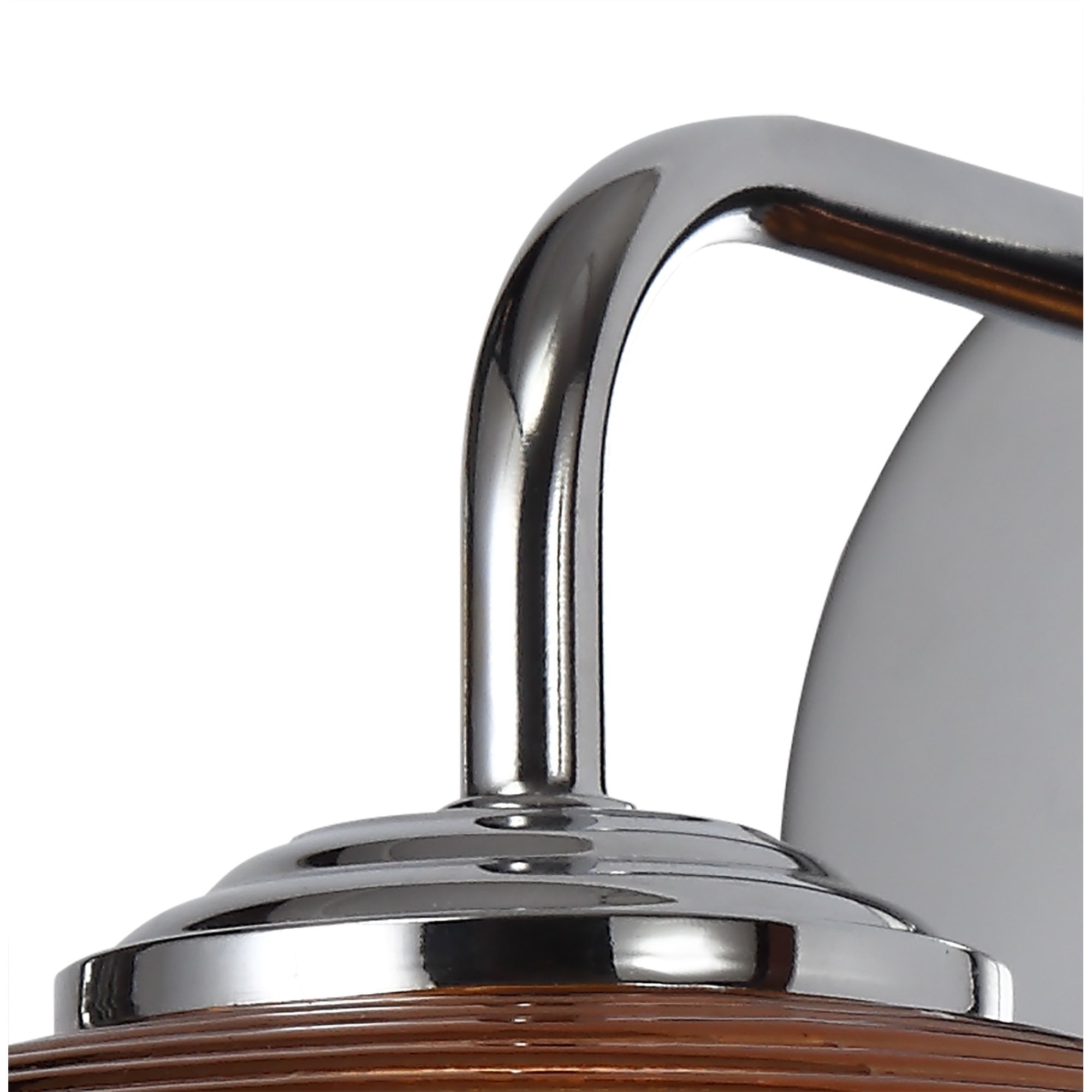 NL74399 Rome Wall  Light Switched LED Copper/Polished Chrome
