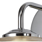 NL74409 Rome Wall  Light Switched LED Champagne/Polished Chrome