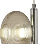 NL74419 Rome Multiple Pendant LED Smoked Copper & Champagne/Polished Chrome