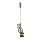 NL74419 Rome Multiple Pendant LED Smoked Copper & Champagne/Polished Chrome