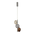 NL74419 Rome Multiple Pendant LED Smoked Copper & Champagne/Polished Chrome