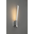 NL73609 Salva Wall Lamp LED Sand White/Polished Chrome