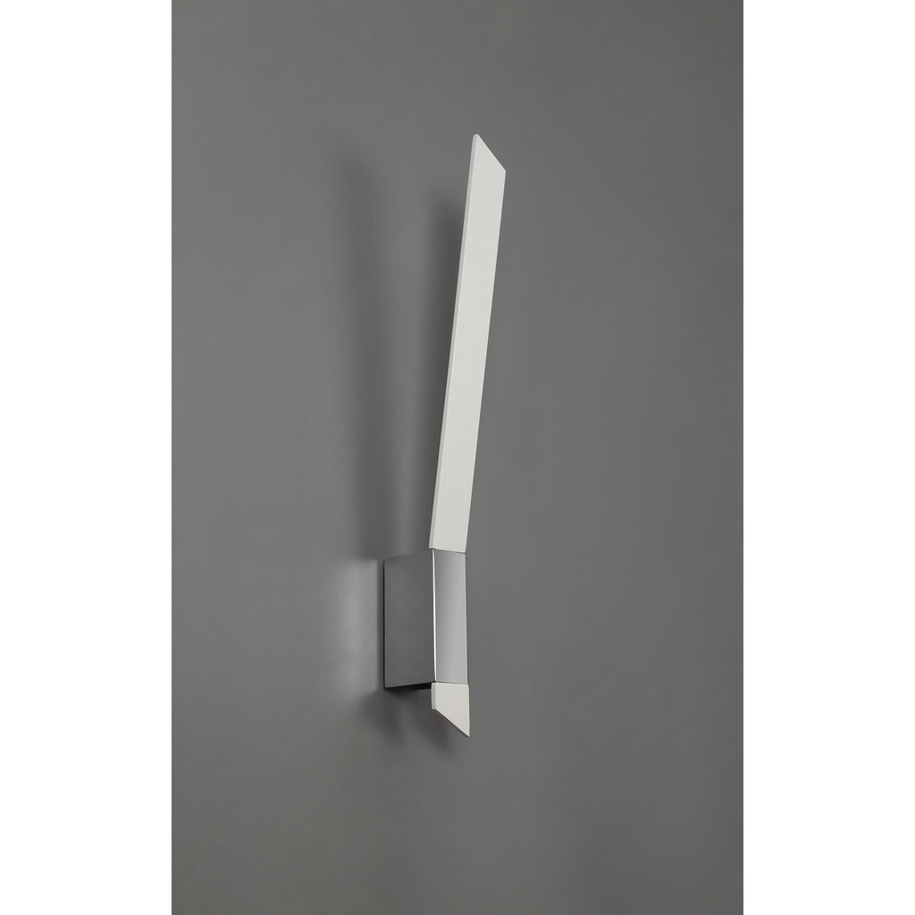 NL73609 Salva Wall Lamp LED Sand White/Polished Chrome