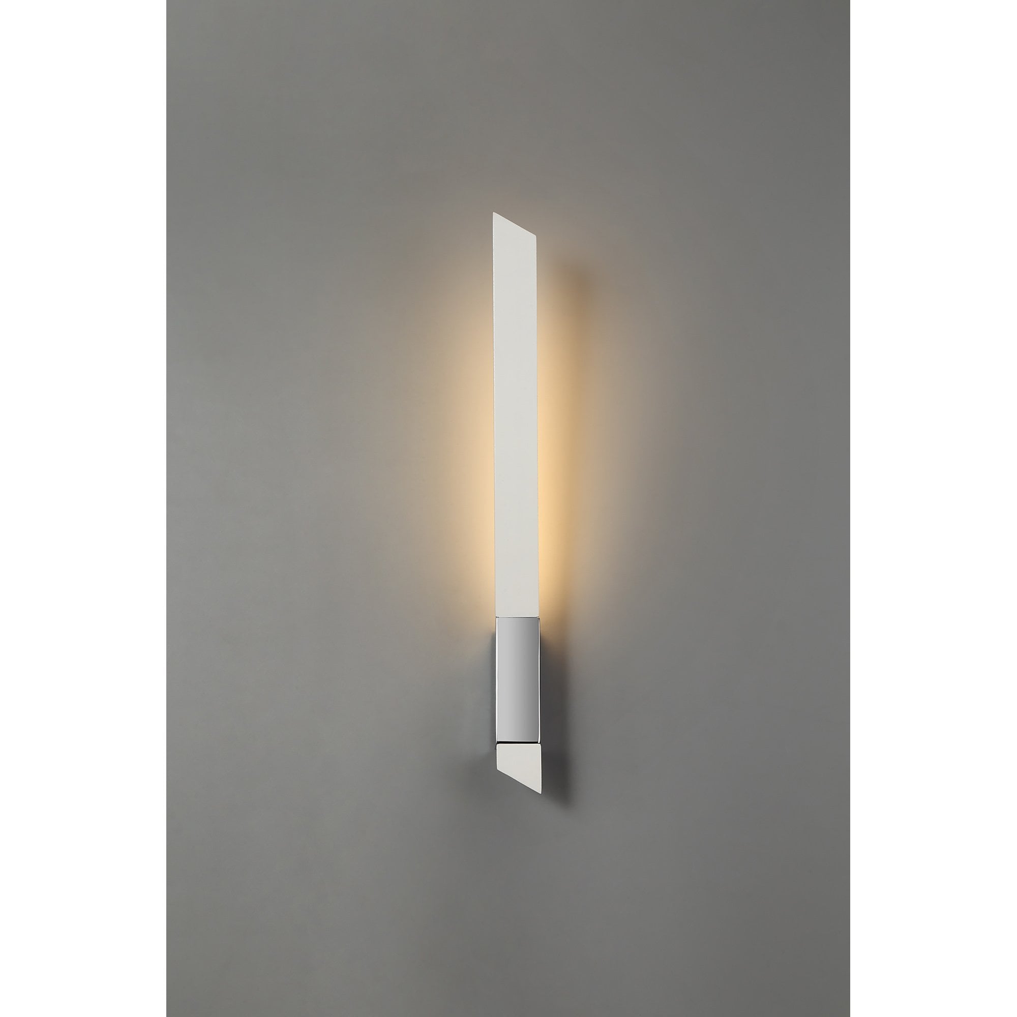 NL73609 Salva Wall Lamp LED Sand White/Polished Chrome