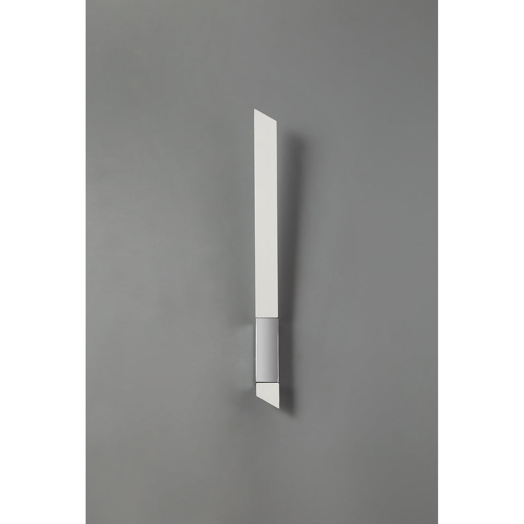 NL73609 Salva Wall Lamp LED Sand White/Polished Chrome