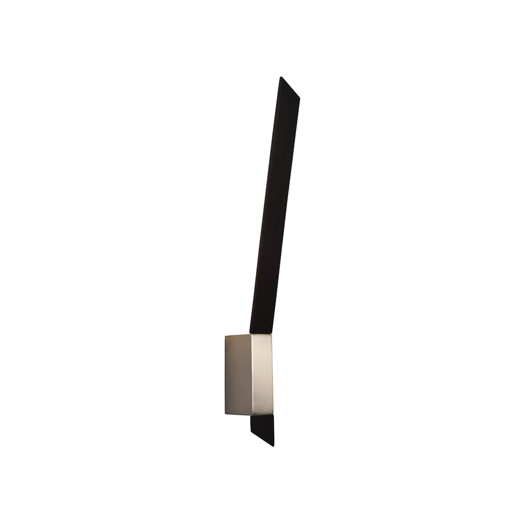 NL73619 Salva Wall Lamp LED Sand Black/Satin Nickel