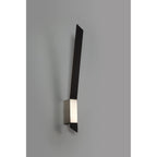 NL73619 Salva Wall Lamp LED Sand Black/Satin Nickel