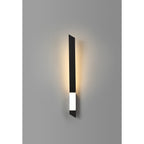 NL73619 Salva Wall Lamp LED Sand Black/Satin Nickel