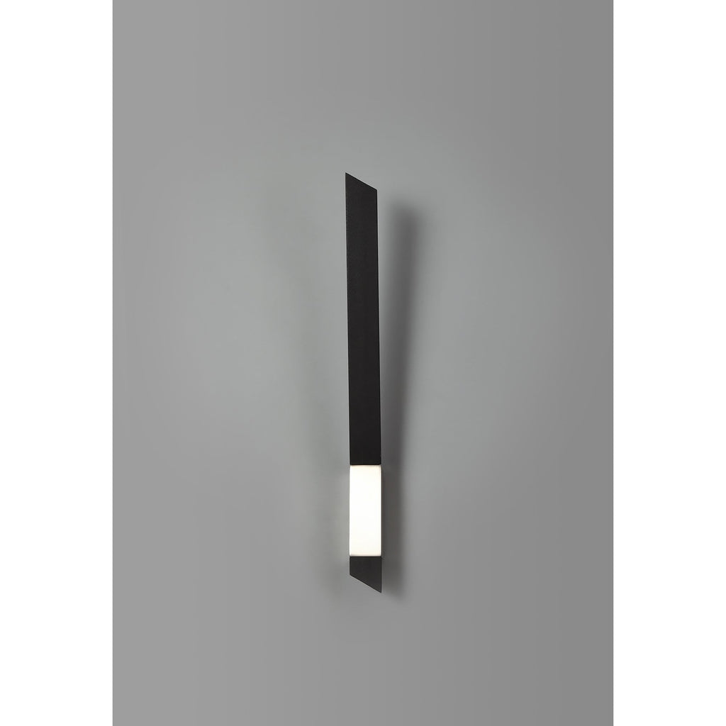 NL73619 Salva Wall Lamp LED Sand Black/Satin Nickel