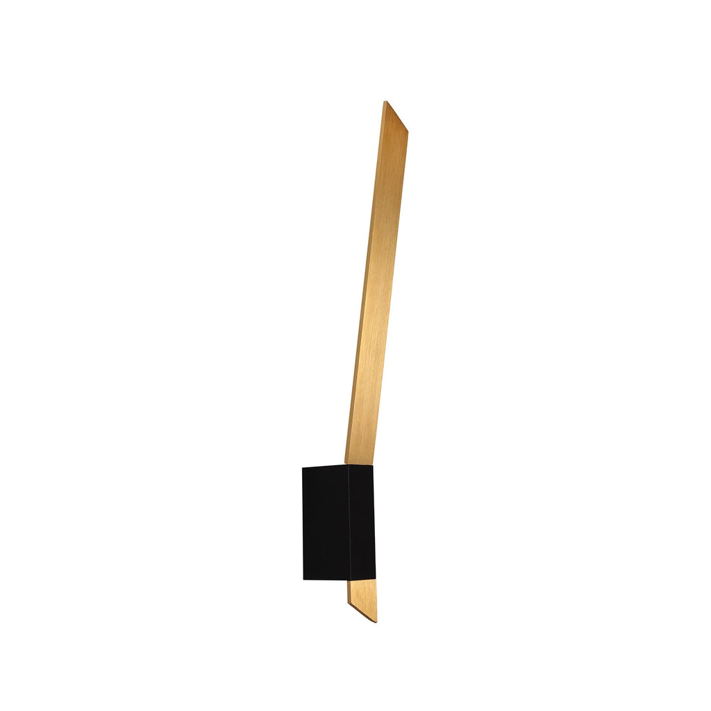 NL73629 Salva Wall Lamp LED Satin Gold/Sand Black
