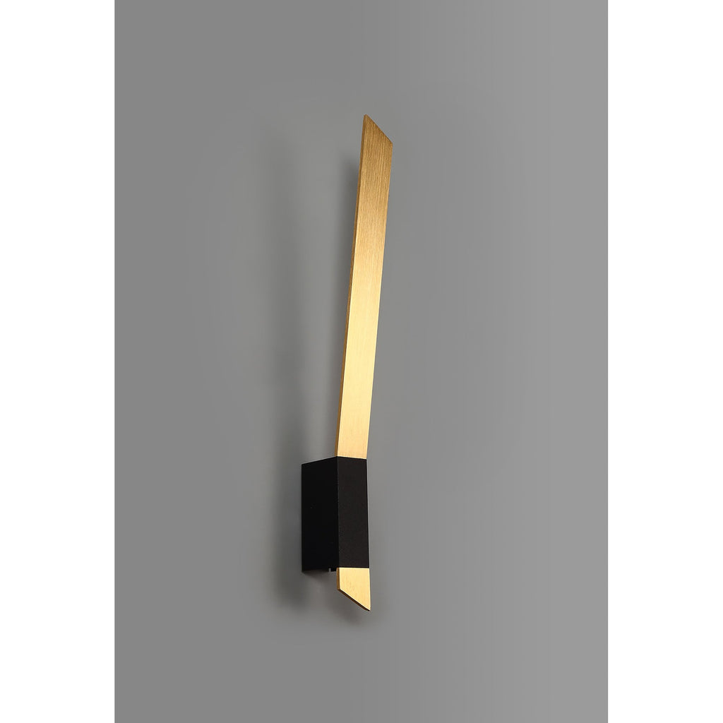 NL73629 Salva Wall Lamp LED Satin Gold/Sand Black