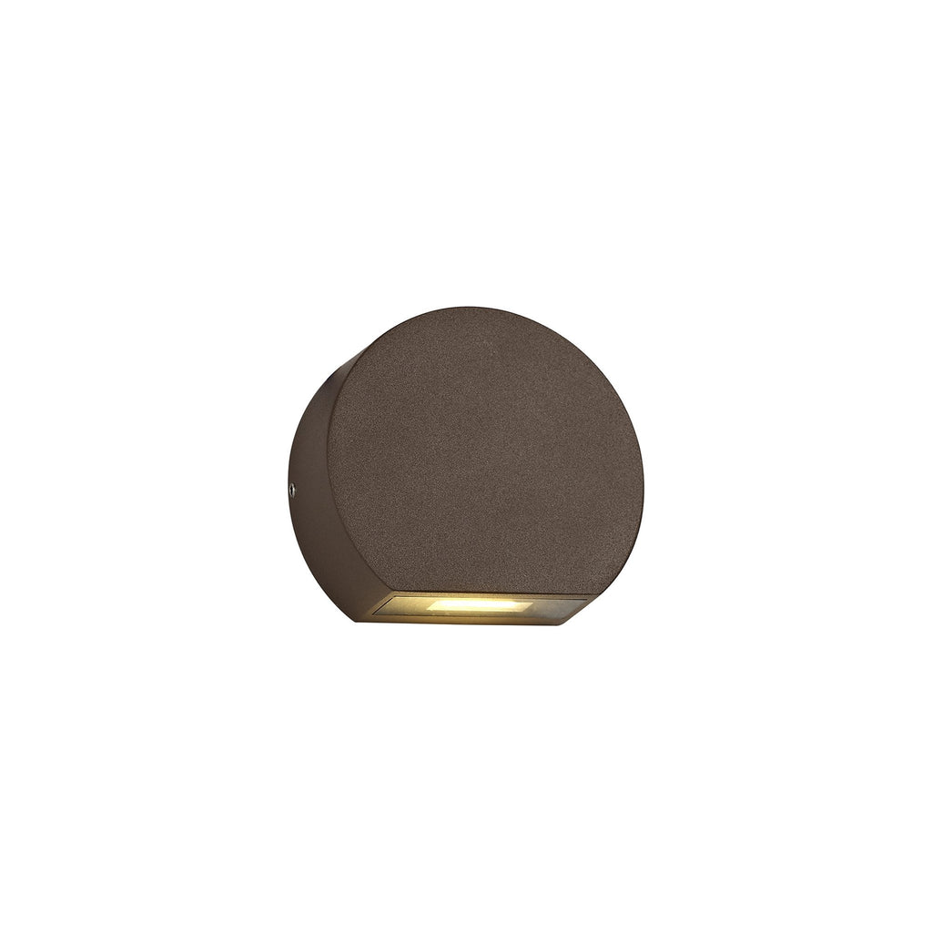 NL72299 Sian Outdoor Wall Lamp LED Dark Brown