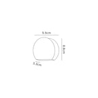 NL72299 Sian Outdoor Wall Lamp LED Dark Brown