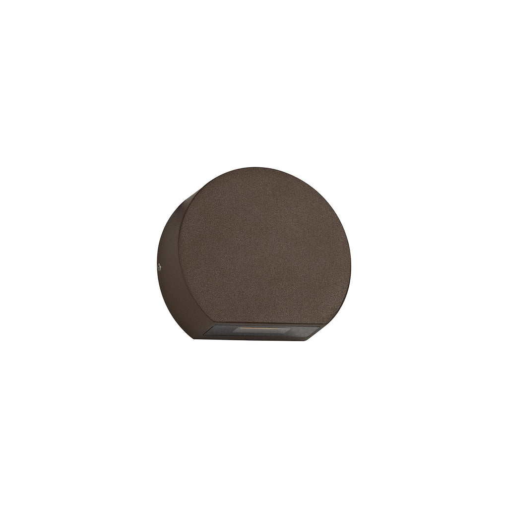 NL72299 Sian Outdoor Wall Lamp LED Dark Brown