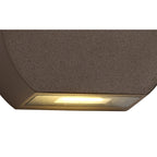 NL72299 Sian Outdoor Wall Lamp LED Dark Brown