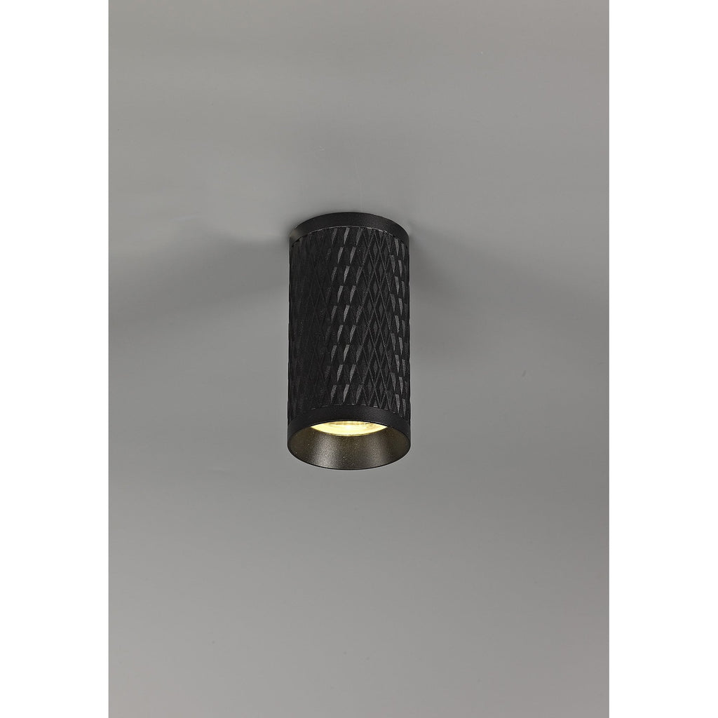 NL80149 Stockholm 11cm Surface Mounted Ceiling  Light 1 Light Sand Black