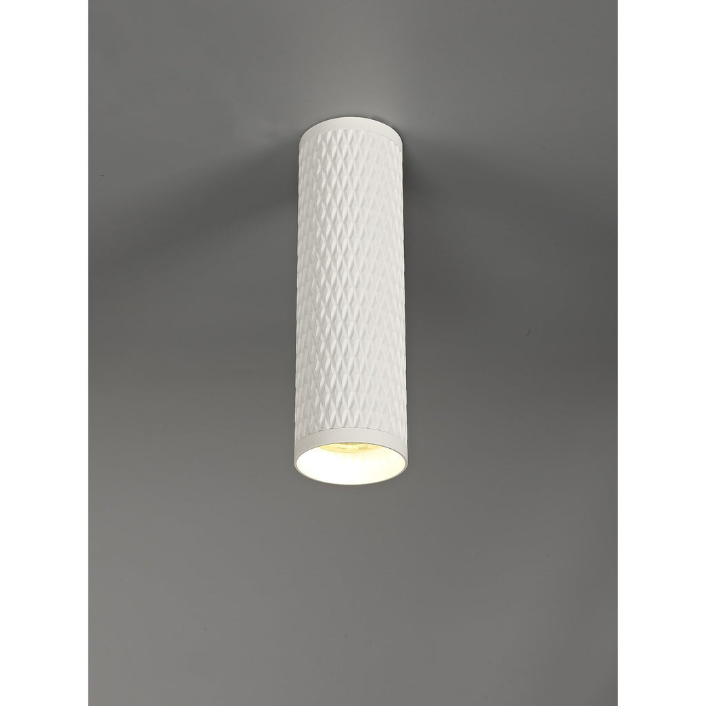 NL80199 Stockholm 20cm Surface Mounted Ceiling  Light 1 Light Sand White