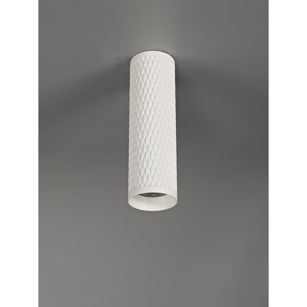 NL80199 Stockholm 20cm Surface Mounted Ceiling  Light 1 Light Sand White