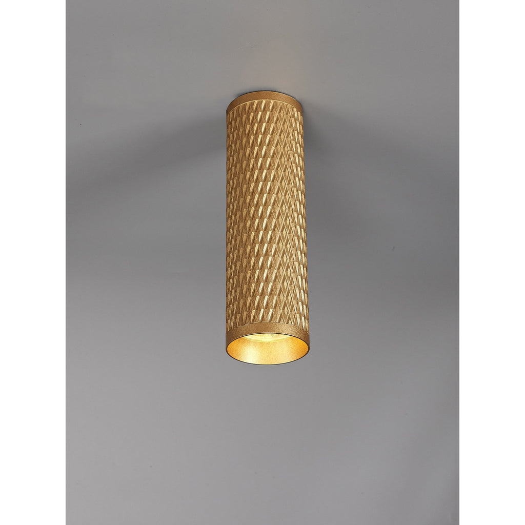 NL80209 Stockholm 20cm Surface Mounted Ceiling  Light 1 Light Champagne Gold