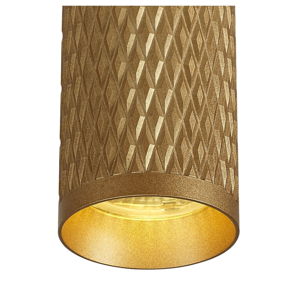 NL80209 Stockholm 20cm Surface Mounted Ceiling  Light 1 Light Champagne Gold