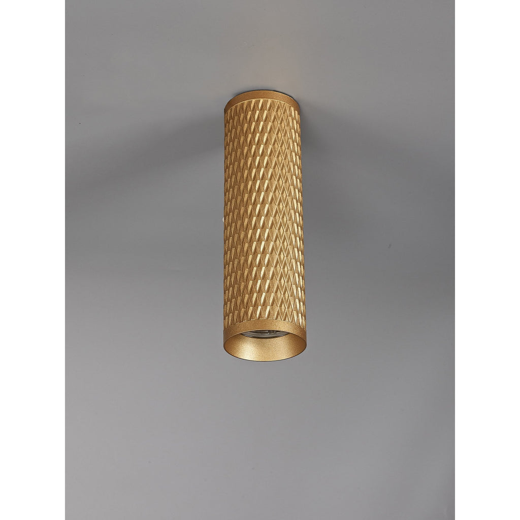 NL80209 Stockholm 20cm Surface Mounted Ceiling  Light 1 Light Champagne Gold
