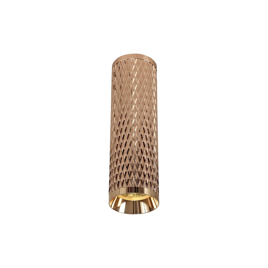 NL80219 Stockholm 20cm Surface Mounted Ceiling  Light 1 Light Rose Gold