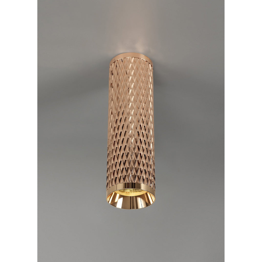 NL80219 Stockholm 20cm Surface Mounted Ceiling  Light 1 Light Rose Gold