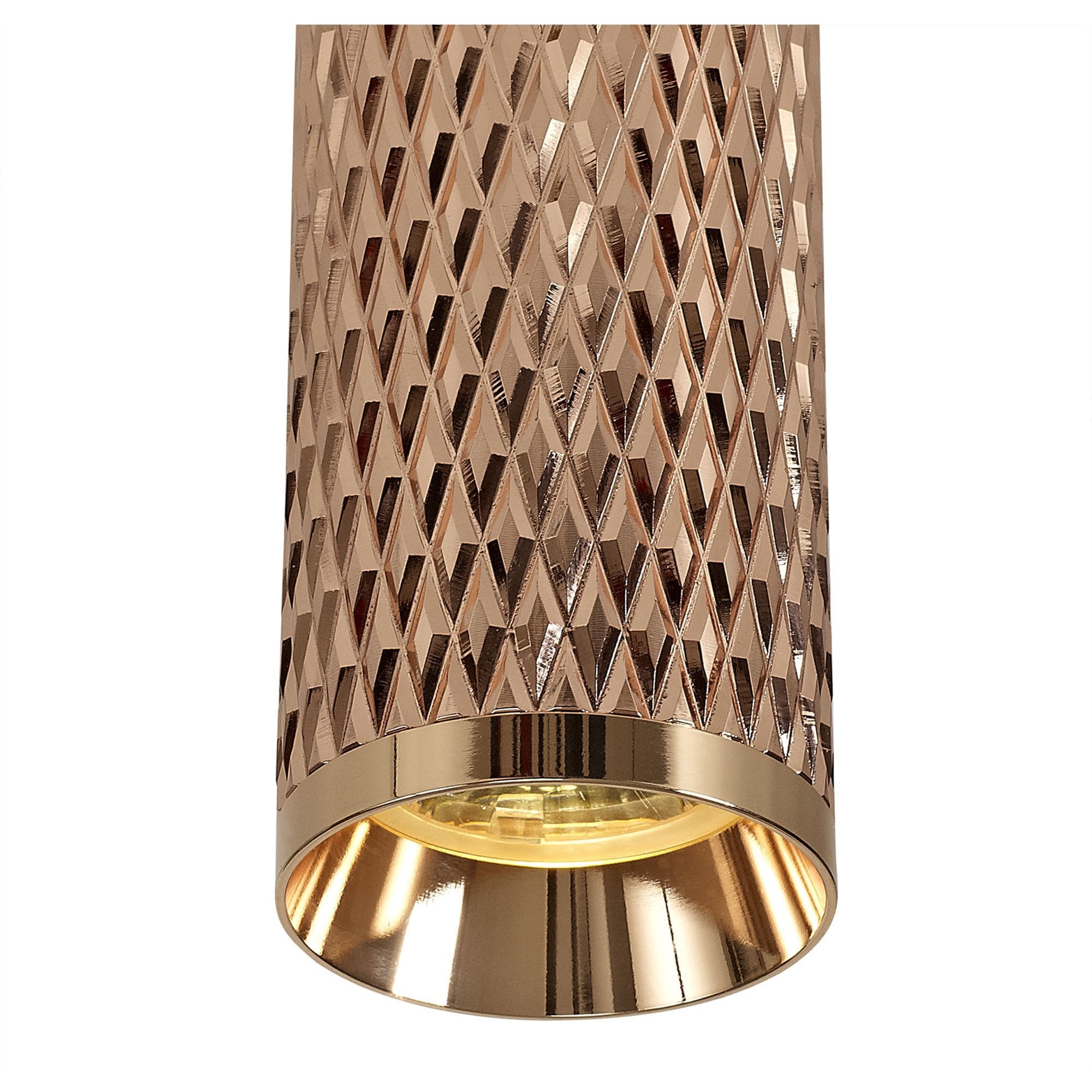 NL80219 Stockholm 20cm Surface Mounted Ceiling  Light 1 Light Rose Gold