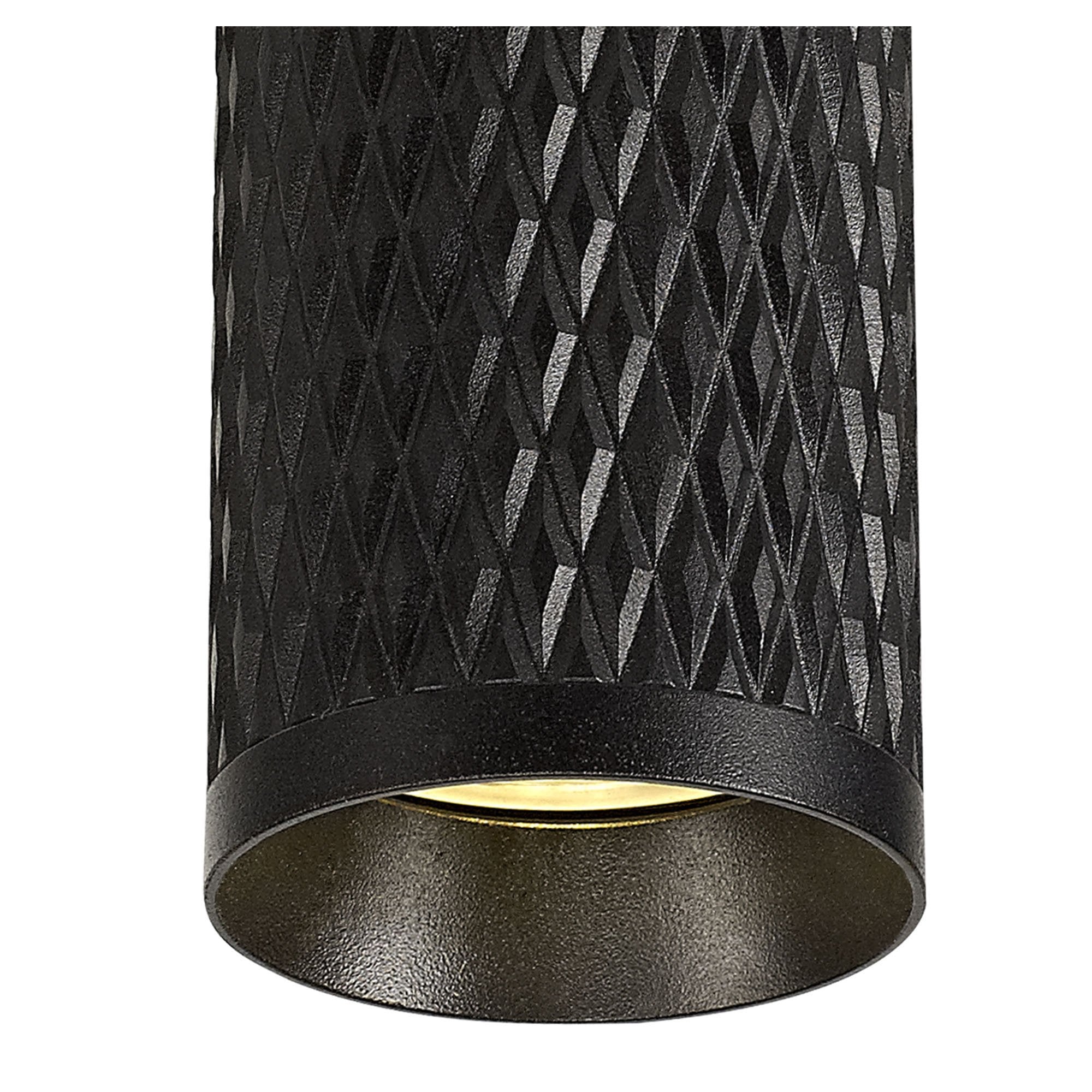 NL80229 Stockholm 30cm Surface Mounted Ceiling  Light 1 Light Sand Black