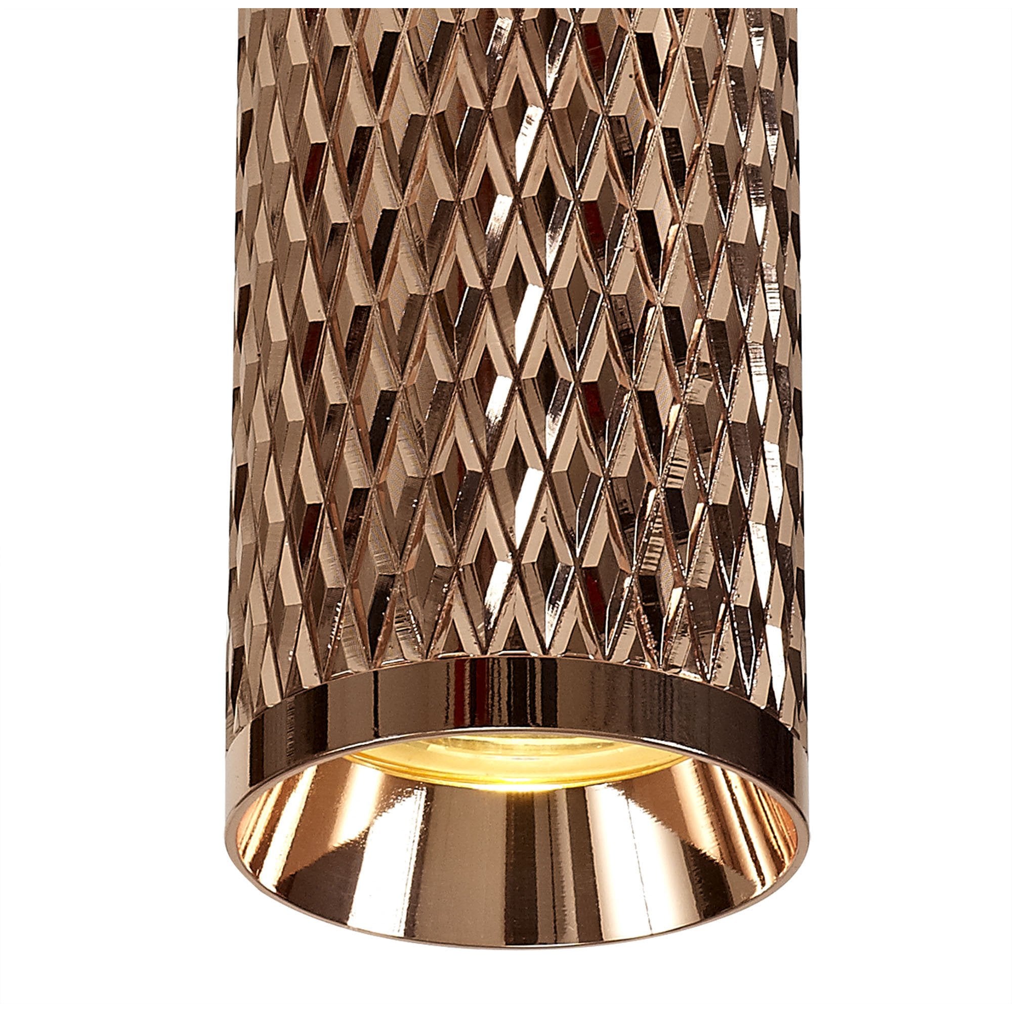 NL80259 Stockholm 30cm Surface Mounted Ceiling  Light 1 Light Rose Gold
