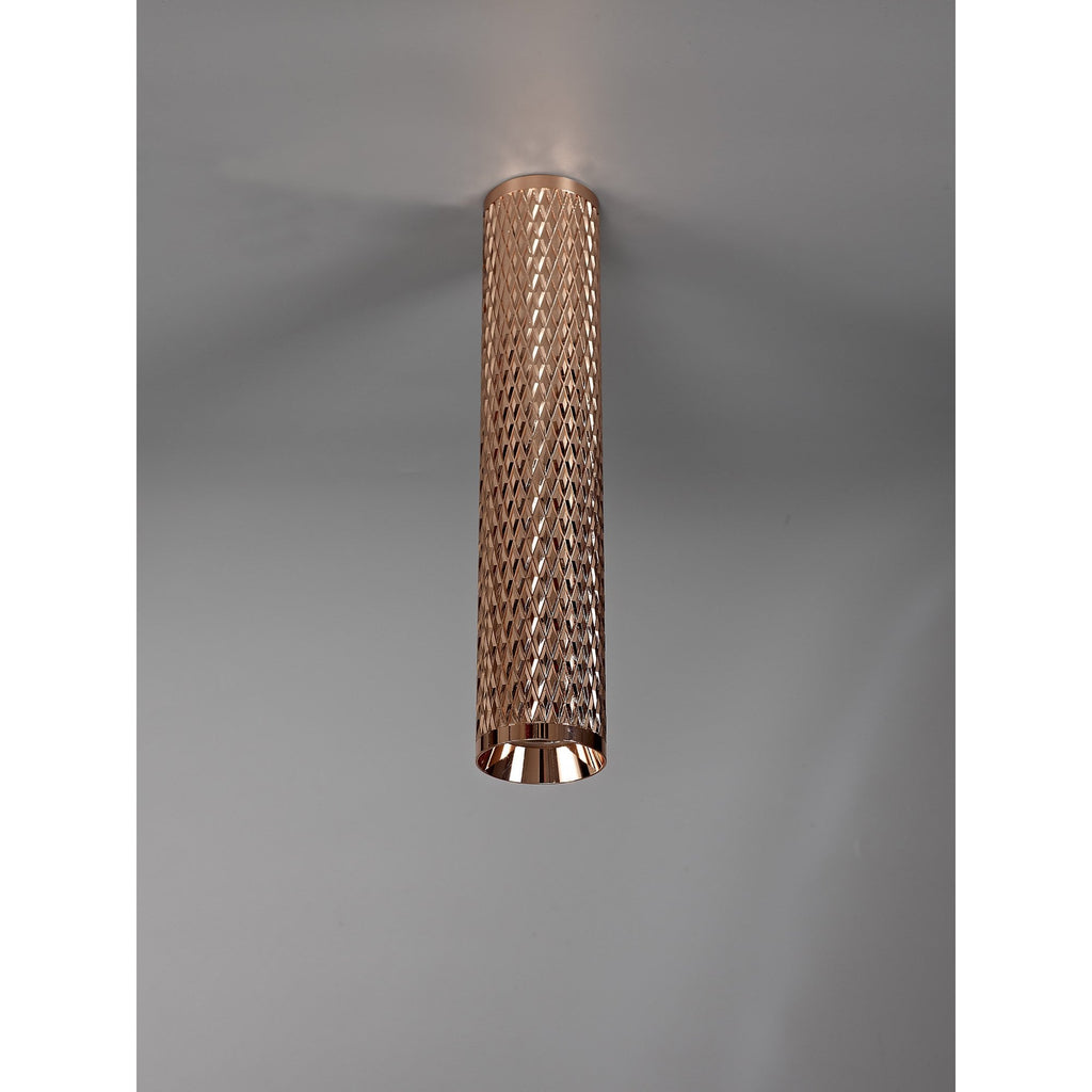 NL80259 Stockholm 30cm Surface Mounted Ceiling  Light 1 Light Rose Gold