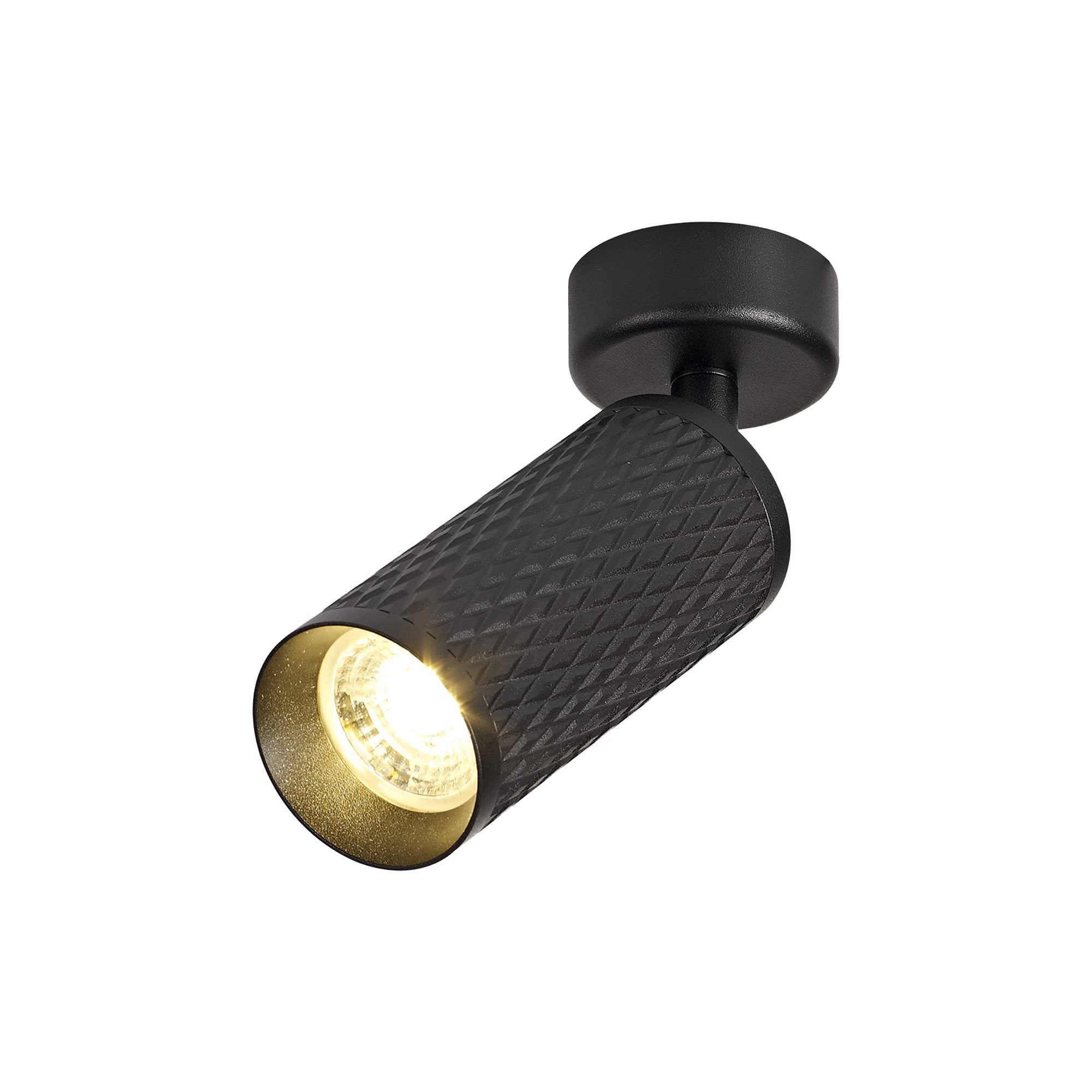 NL80269 Stockholm Surface Mounted Spot  Light 1 Light Sand Black