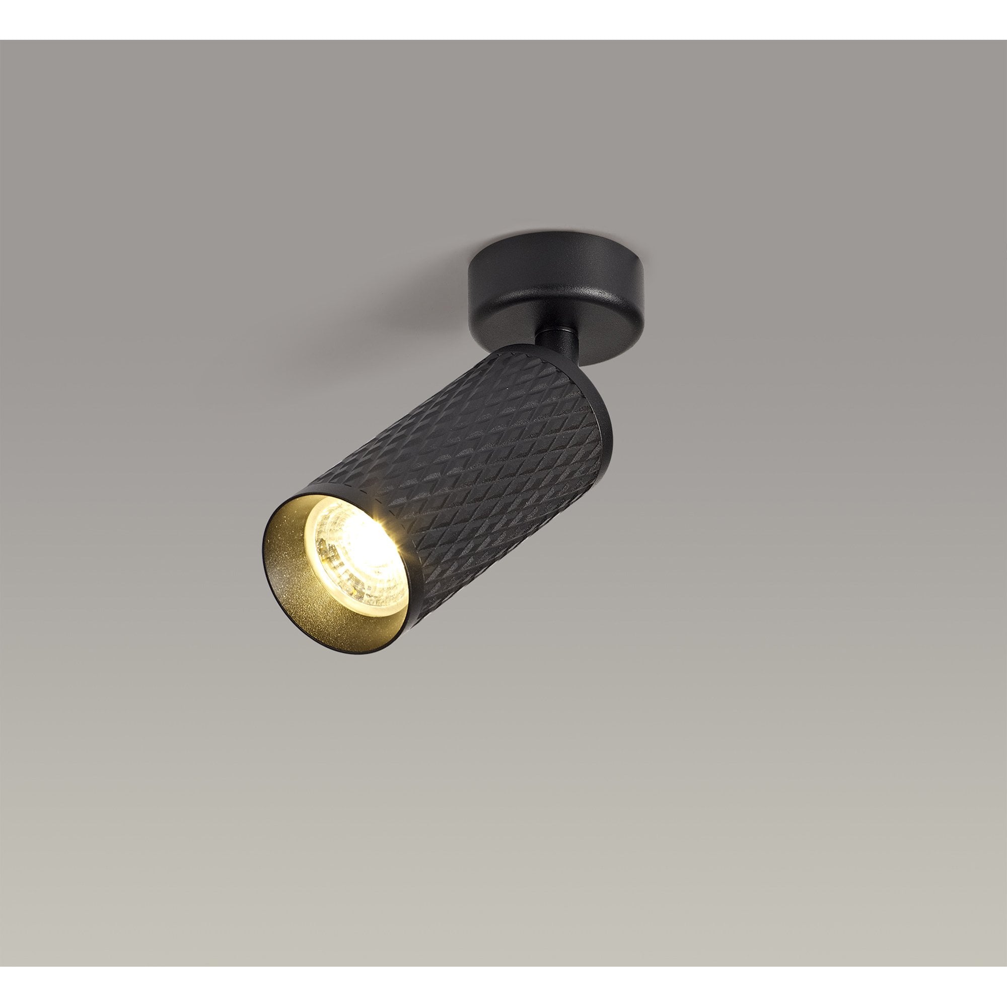 NL80269 Stockholm Surface Mounted Spot  Light 1 Light Sand Black