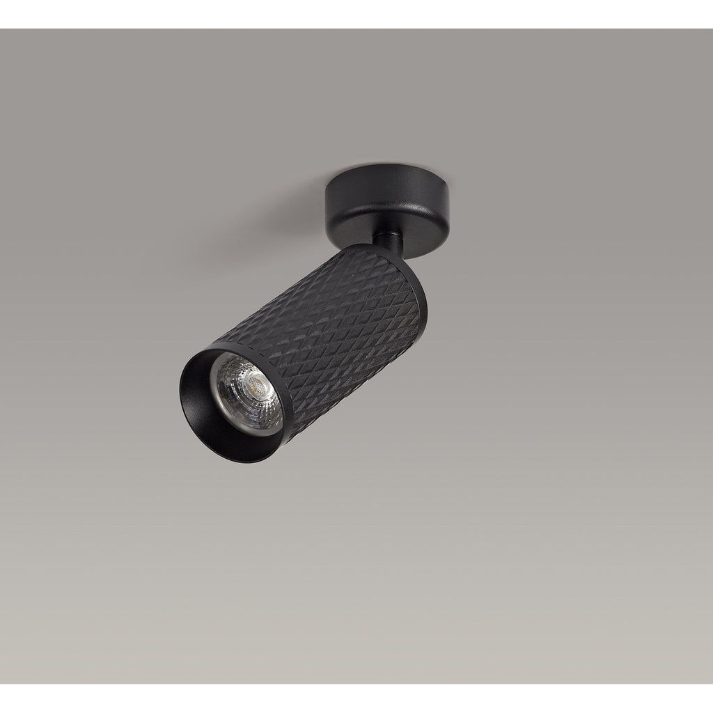 NL80269 Stockholm Surface Mounted Spot  Light 1 Light Sand Black