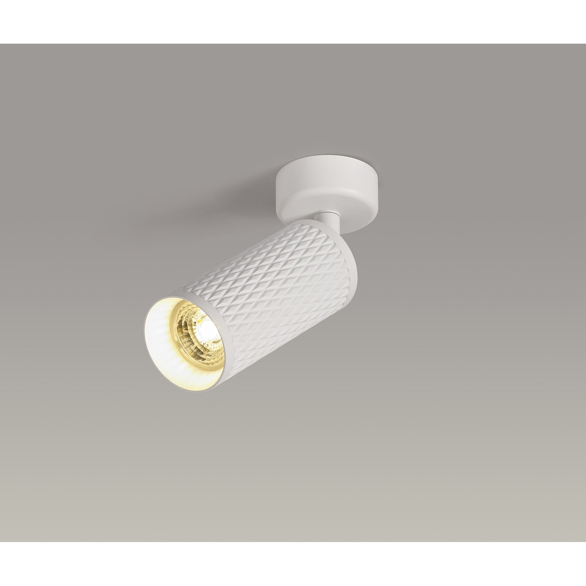 NL80279 Stockholm Surface Mounted Spot  Light 1 Light Sand White